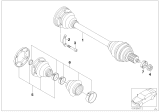 Diagram for 1987 BMW 325is Axle Shaft - 33211226901