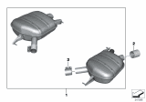 Diagram for BMW 640i Gran Coupe Exhaust Resonator - 18302354363