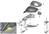 Diagram for BMW i8 Mirror Cover - 51167393265