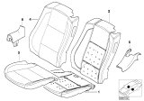 Diagram for BMW 323Ci Seat Cushion Pad - 52108255539