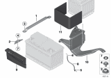 Diagram for BMW M240i Battery Vent Tube - 61217601940