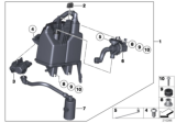 Diagram for BMW X6 Vapor Canister - 16137217031