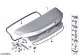 Diagram for BMW 840i Liftgate Hinge - 41007417337