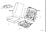 Diagram for 1994 BMW 850Ci Seat Cushion Pad - 52101940870
