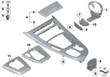 Diagram for BMW Cup Holder - 51169173501