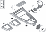 Diagram for 2011 BMW Z4 Cup Holder - 51169173501