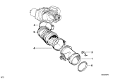 Diagram for BMW 750iL Air Intake Coupling - 13711433540