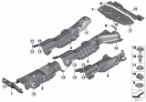 Diagram for BMW M235i xDrive Gran Coupe Exhaust Heat Shield - 51489465553