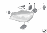 Diagram for BMW 550i xDrive Light Control Module - 63117367261