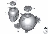 Diagram for BMW X3 Coolant Reservoir - 17138610660