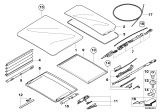 Diagram for 2009 BMW X5 Sunroof Cable - 54107387113