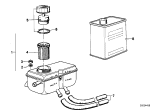 Diagram for 1977 BMW 630CSi Brake Fluid Level Sensor - 34321153156