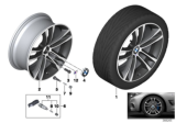 Diagram for 2017 BMW 330i GT xDrive Alloy Wheels - 36117847543
