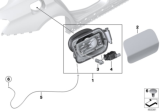 Diagram for BMW ActiveHybrid 3 Fuel Filler Housing - 51177238100