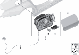 Diagram for 2017 BMW 330e Fuel Filler Housing - 51177374537