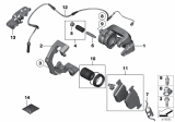 Diagram for 2011 BMW 750i xDrive Brake Caliper - 34216786831