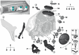 Diagram for 2014 BMW X5 Headlight Bulb - 07119907001