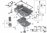 Diagram for 2017 BMW 750i xDrive Oil Pan Gasket - 11138601065