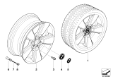 Diagram for 2004 BMW X3 Alloy Wheels - 36113411524