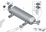 Diagram for BMW 840i xDrive Exhaust Resonator - 18308744799