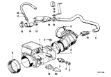 Diagram for BMW 528e Mass Air Flow Sensor - 13627547978