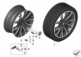 Diagram for 2020 BMW 530e Alloy Wheels - 36116874445