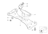 Diagram for 2003 BMW M3 Transfer Case Mount - 22322282340