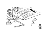 Diagram for 1971 BMW 1602 Lift Support - 41611815568