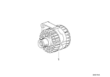 Diagram for 1997 BMW 740iL Alternator - 12311433266