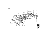 Diagram for BMW 320i Headlight Switch - 61311355791