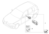 Diagram for 2008 BMW 135i Door Lock Cylinder - 51210035941