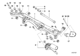 Diagram for 1995 BMW 740i Wiper Pivot - 61618360049