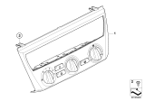 Diagram for 2009 BMW X3 Blower Control Switches - 64113420905