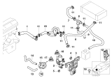 Diagram for BMW 525i Cooling Hose - 11531438633