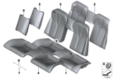 Diagram for 2018 BMW M6 Seat Cushion Pad - 52208052727