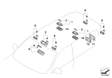 Diagram for 2009 BMW X3 Interior Light Bulb - 63316961994