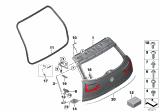 Diagram for 2019 BMW i3s Trunk Lid Lift Support - 51247296775