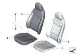 Diagram for 2013 BMW Z4 Seat Cushion Pad - 52107258197