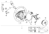 Diagram for 2003 BMW 530i Cruise Control Switch - 61316949754