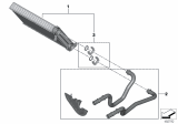 Diagram for 2019 BMW X3 Oil Cooler - 64119382865