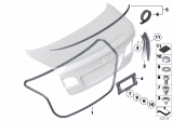 Diagram for 2013 BMW 535i Weather Strip - 51767260916