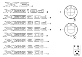 Diagram for 2005 BMW X3 Emblem - 51143401005