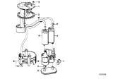 Diagram for 1989 BMW 750iL Fuel Tank Sending Unit - 16141180893