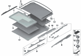 Diagram for 2018 BMW 328d xDrive Weather Strip - 54107342840