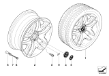 Diagram for 2004 BMW X3 Alloy Wheels - 36113415614