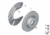 Diagram for 2007 BMW X3 Brake Backing Plate - 34113411871