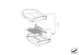 Diagram for BMW Seat Cushion Pad - 52103449996