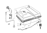 Diagram for BMW 3.0CS Fuel Tank - 16111112233