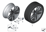 Diagram for 2017 BMW 740i xDrive TPMS Sensor - 36106872803