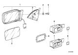 Diagram for 1988 BMW 535i Side View Mirrors - 51161874627